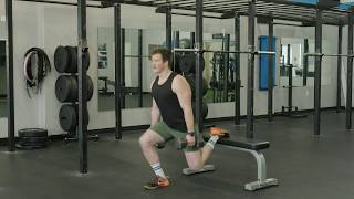 Dumbbell Bulgarian Split Squat Full Tutorial  Single Leg Exercise for QUADS [upl. by Simmonds]