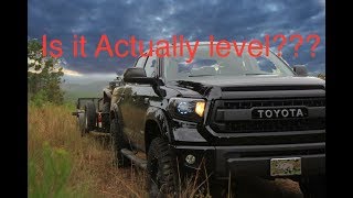 How tall is a 4 inch lift on a 2015 Tundra [upl. by Drofiar]