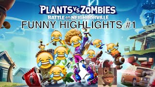 Plants Vs Zombies Battle For Neighborville  Funny Highlights 1 [upl. by Maura956]