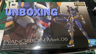 Unboxing RG Evangelion Mark06 [upl. by Anasxor]