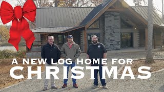 NEW Log Home for Christmas [upl. by Hallagan]