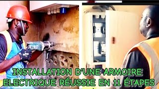 INSTALLATION DUNE ARMOIRE ELECTRIQUE RÉUSSIE EN 11 ÉTAPES [upl. by Humo]