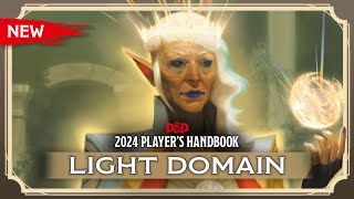 Cleric Light Domain  2024 Players Handbook  DampD [upl. by Naejarual]