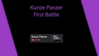 WoTB  blitz Kunze Panzer First Battle Tier 7 German Free tank [upl. by Gisela]