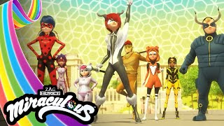 MIRACULOUS  🐞 PENALTEAM  Equipo de héroes ☯️  Las Aventuras de Ladybug [upl. by Saree]