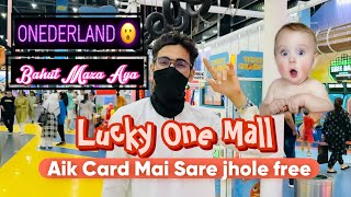 ONEDERLAND Lucky One Mall Chand Rat Full Vlog [upl. by Hareema]