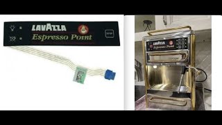 How to remove and replace Lavazza Espresso Point Front Touch Panel Part 1 [upl. by Fronniah]