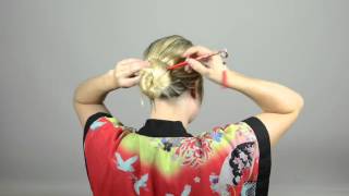 Tuto chignon pic à cheveux lEscargot [upl. by Durrace]