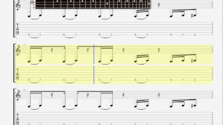 Coal Chamber Sway GUITAR 1 TAB [upl. by Ofloda]