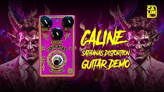 CALINE CP501S SATHANAS DISTORTION PEDAL GUITAR DEMO [upl. by Enelyaj]