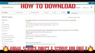 BERBAGIILMU CARA DOWNLOAD JURNAL DARI SCIENCE DIRECT amp SCOPUS BERBAYAR GRATIS [upl. by Epps]