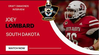 Joey Lombard OL South Dakota  2025 NFL Draft Prospect Zoom Interview [upl. by Jacenta]