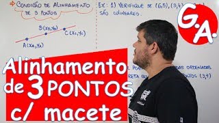 G A ALINHAMENTOS DE PONTOS c macete [upl. by Syverson]