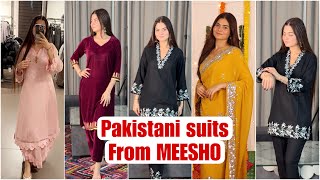 PAKISTANI SUIT SETS FROM MEESHO  Honest Reviews Shilpa Chaudhary [upl. by Grous]