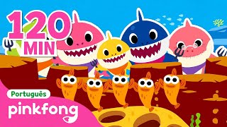 Bebê Tubarão DuDu Ru 🎶 Músicas Infantis  Completo  Pinkfong Bebê Tubarão Canções para Crianças [upl. by Grayson]