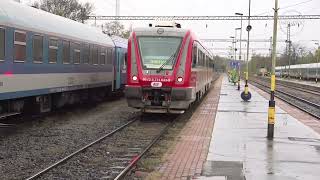 Serbia Hungary train First train for Subotica leaves Hungary after reconstruction [upl. by Kira]