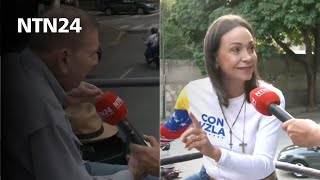 NTN24 con González y Machado en cierre de campaña quotEste domingo vamos a proclamar nuestra victoriaquot [upl. by Payson]