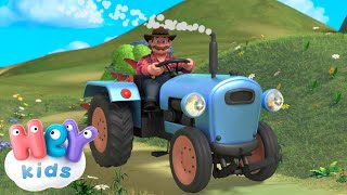 Es fährt ein Traktor auf der Farm  Lied vom blauen Traktor für Kinder  HeyKids Kinderlieder TV [upl. by Iren]