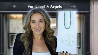 VAN CLEEF AND ARPELS UNBOXING 💚PRICE MOD SHOTS AND MY INSTORE EXPERIENCE [upl. by Yrotciv751]