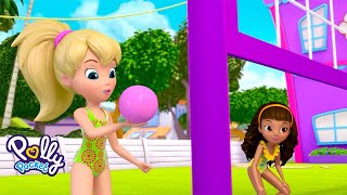 Polly Pocket Full Episode Compilation  Beach Day  Cartoons for Girls [upl. by Adebayo234]