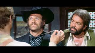 Bud Spencer e Terence Hill  Trinità  Quello ti ha guardato e si è messo a ridere Rissa al saloon [upl. by Llorrad]