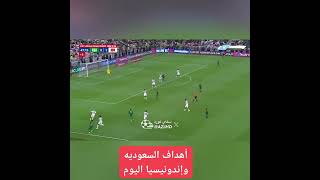 أهداف السعوديه وإندونيسيا اليوم [upl. by Romilly]