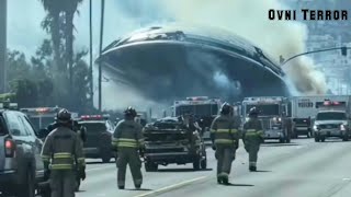 IMPACTANTES FOTOS DE NAVES EXTRATERRESTRES ESTRELLADAS VISTAS POR POLICÍAS Y BOMBEROS [upl. by Feodora637]