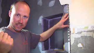 How to Tile a Bathroom 17 Tile Edging [upl. by Queston715]