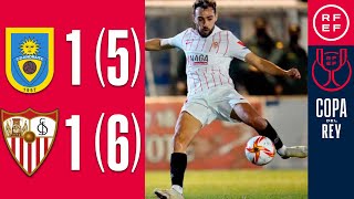 RESUMEN  CE Andratx 11 56 Sevilla FC  Copa del Rey  Segunda Eliminatoria [upl. by Allanson]