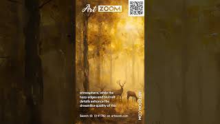 Whispers of Autumn Ethereal Glade of Golden Mist and Graceful Deer [upl. by Herzberg]