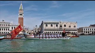 La festa della Sensa a Venezia tra Bucintoro voga storia e lo sposalizio del mare [upl. by Linea190]