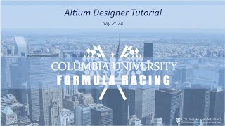 Altium Designer Tutorial [upl. by Kyd521]