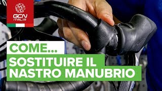 Come sostituire il nastro manubrio  Manutenzione base per bici da strada [upl. by Arraeis]