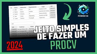 Como Fazer PROCV no Power BI Jeito Simples 2024 [upl. by Ardnuahsal]