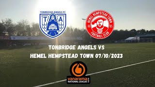 VERY LATE EQUALISER  Tonbridge Angels 33 Hemel Hempstead Town 07102023 [upl. by Baugh]