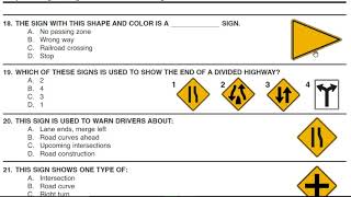 ข้อสอบใบขับขี่ที่อเมริกา Driver Licence Study Guide Part1 [upl. by Sibby]