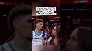 Lamelo Ball gave Lavar a HUGE shoutout shorts [upl. by Nnav]