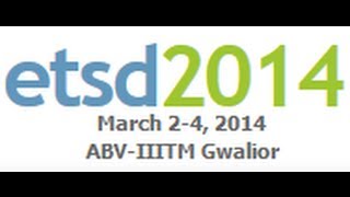 ETSD 2014  DAY 1 Live  Track 2 [upl. by Milt]