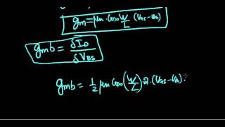 Common Drain Amplifiers  Relationship between dVthdVin and Gain [upl. by Dnartreb]