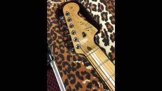 Tom Delonge Fender Sub Sonic Strat from the Delegacy Sale [upl. by Lynna665]