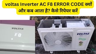 How To Solve Voltas AC F8 Error Problem Repair Home voltasac repairing f8 [upl. by Avehstab]