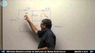 Métodos Generalizados de Análisis de Redes Eléctricas  Sesión 4 819 [upl. by Gaal]