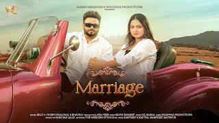 Marriage  Jelly  Hobby Dhaliwal amp Bhavika  Harsh Wadhwa  Latest Punjabi Songs 2024 [upl. by Isolde]