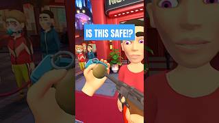 Keeping Security in I am Security VR vr quest2 quest3 virtualrealitygame metaquest funnyvr [upl. by Nunnery915]