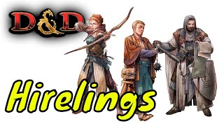 Using Hirelings in Dungeons amp Dragons 5E 🔴LIVE [upl. by Salchunas]