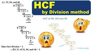 HCF by Division Method  How to find HCF by Division Method  HCF kaise nikalte hai  HCF [upl. by Nylia169]