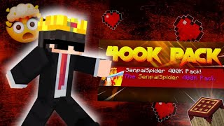 How to Add Senpai Spider Texture Pack In Minecraft  MCPE  BEDROCK [upl. by Annet609]