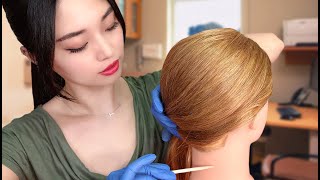 ASMR Doctor Head and Neck Exam [upl. by Klute621]