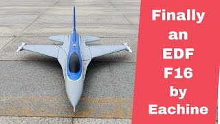 Eachine F16 50mm EDF RC Jet maiden flight review a Blast to fly [upl. by Irved]