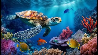 Deep Healing Music Underwater Relaxation Music Instant Relief from Stress and Anxiety Calm Nature [upl. by Marena347]